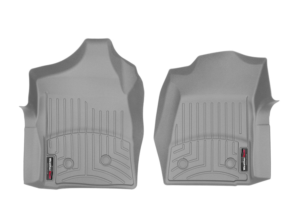 Tapis avant FloorLiner gris WeatherTech GMC Sierra / Sierra Denali 1999-2007 / Chevrolet Silverado 1999-2006 (cabine simple 1999-2006, cabine simple, carrosserie classique 2007) - Récréashop