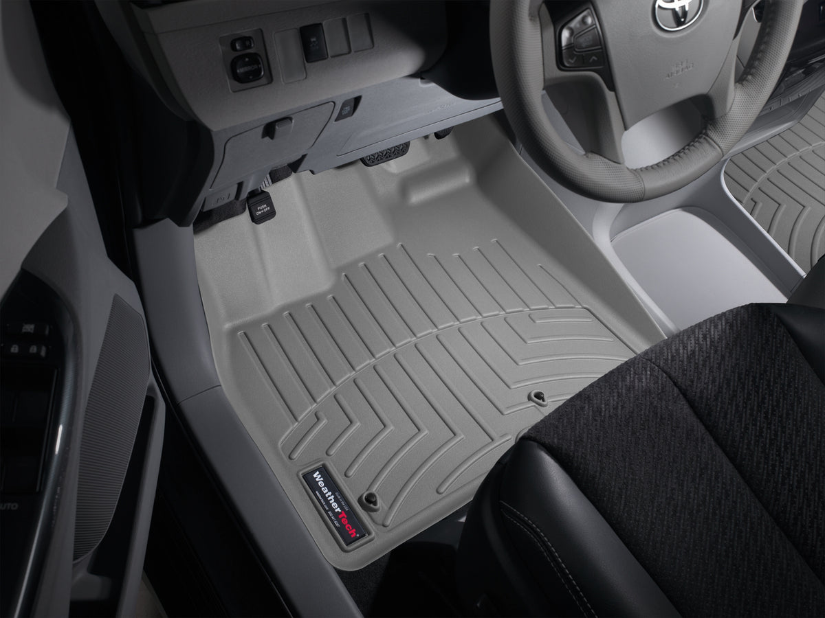 Tapis avant FloorLiner gris WeatherTech Toyota Sienna 2011-2012 - Récréashop