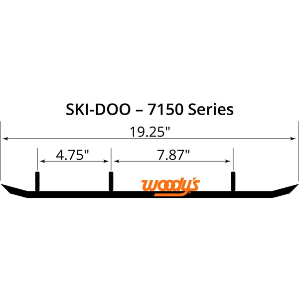 WOODYS Lisse au carbure Trail Blazer IV SKI-DOO - RecreaShop