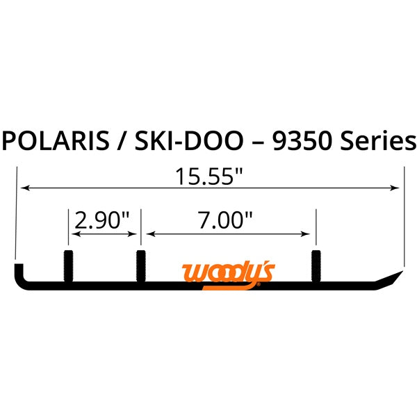 WOODYS Lisse au carbure Trail Blazer IV Soufflé - POLARIS, SKI-DOO - RecreaShop