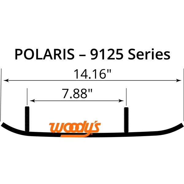 WOODYS Lisse au carbure Extender Trail III Sidehiller - POLARIS - RecreaShop