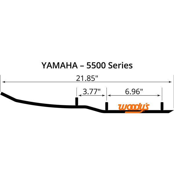 WOODYS Lisse au carbure Extender Trail III YAMAHA