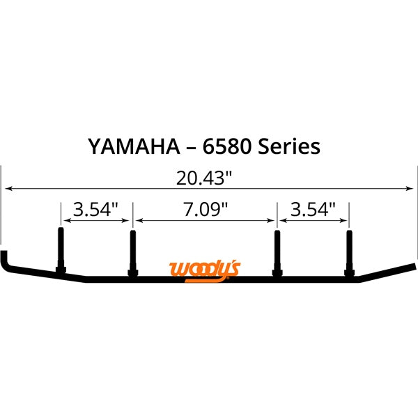 WOODYS Lisse au carbure Executive 8HG Single Keel - YAMAHA - RecreaShop