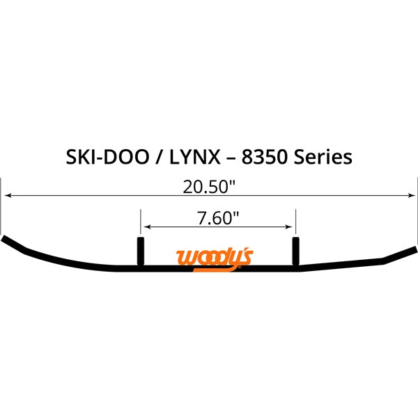 WOODYS Lisse au carbure Extender Trail III SKI-DOO