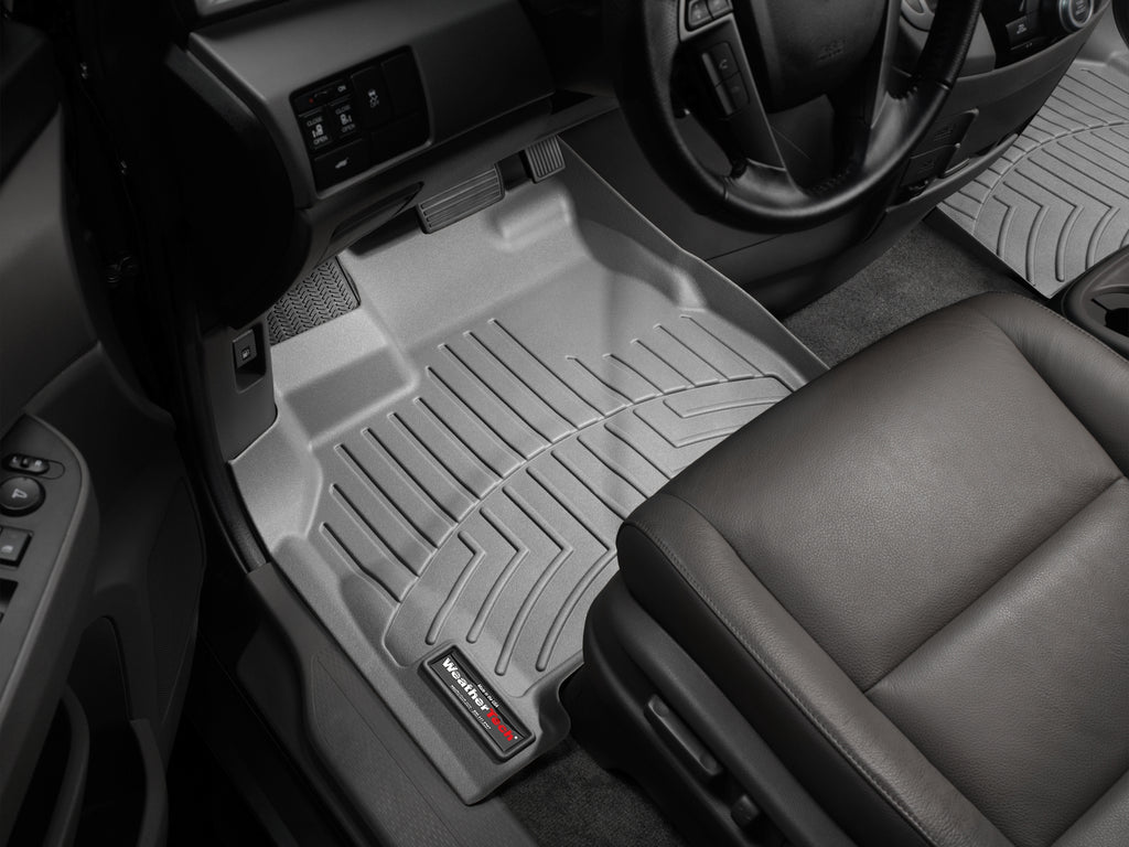 Tapis avant FloorLiner gris WeatherTech Honda Odyssey 2011-2017 - Récréashop