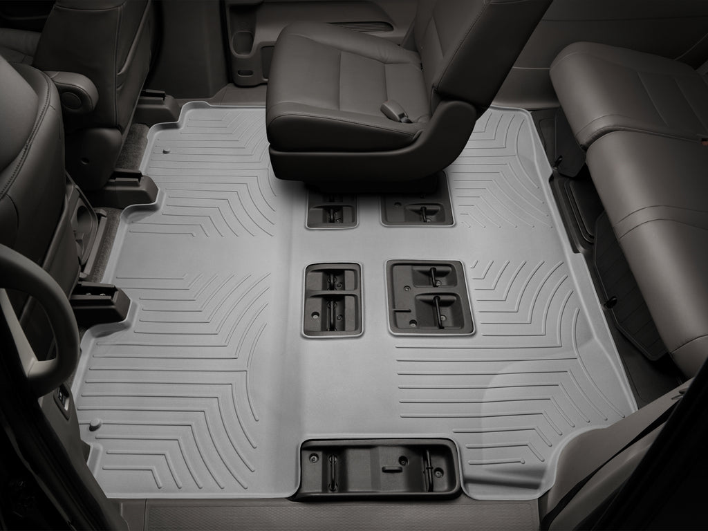 Tapis 2e et 3e rangées FloorLiner gris WeatherTech Honda Odyssey 2011-2017 - Récréashop