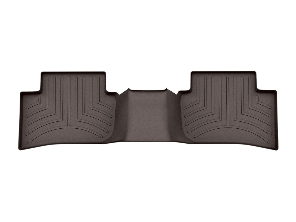 Tapis arrière FloorLiner cacao WeatherTech Toyota Corolla Cross 2022-2026 (traction intégrale seulement) - Récréashop