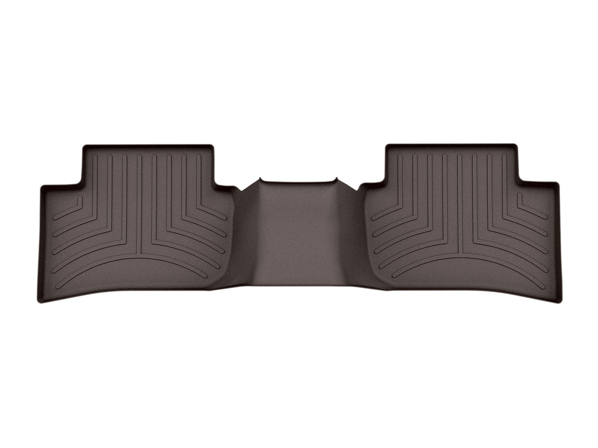 Tapis arrière FloorLiner cacao WeatherTech Toyota Corolla Cross 2022-2026 (traction intégrale seulement) - Récréashop