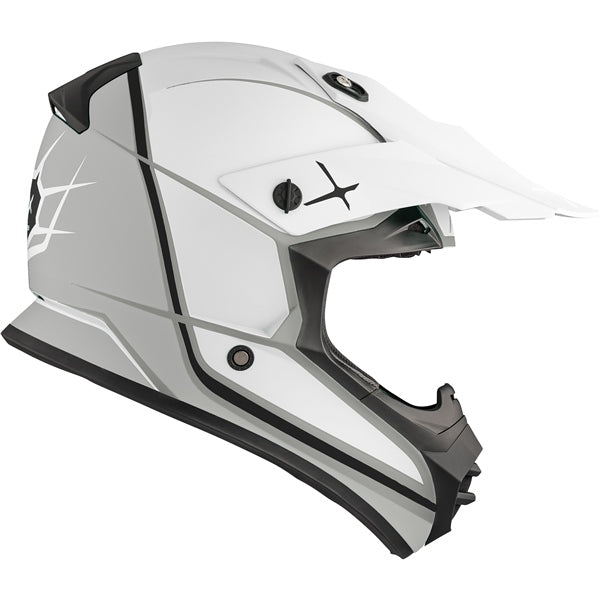CKX Casque Hors-Route TX228 Energy - Sans lunette Blanc mat - RecreaShop