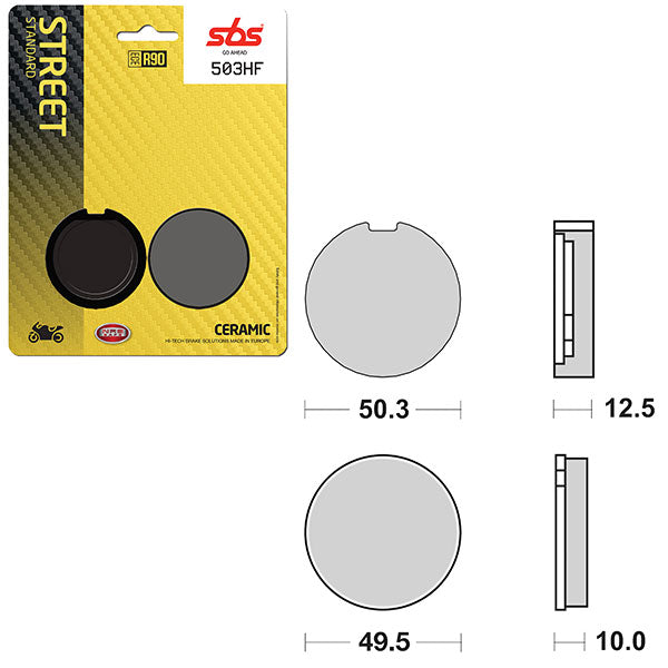 SBS ATV/UTV CERAMIC BRAKE PAD (6190503100)