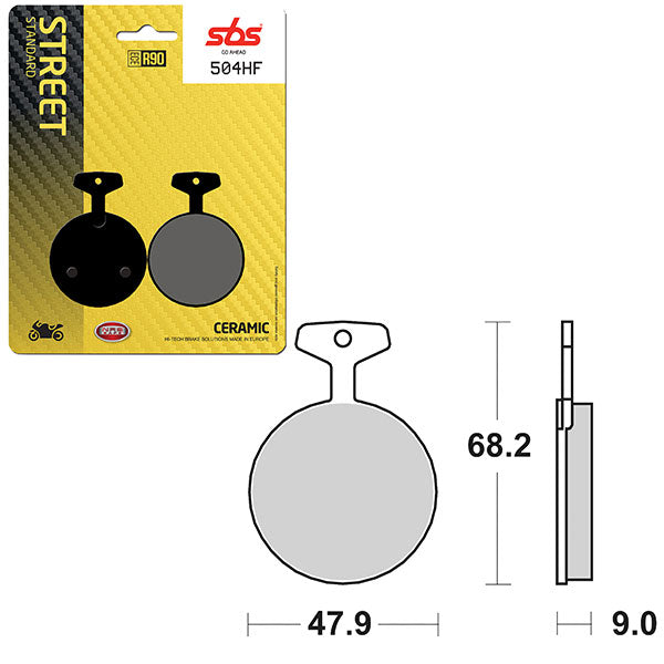 SBS ATV/UTV CERAMIC BRAKE PAD (6190504100)
