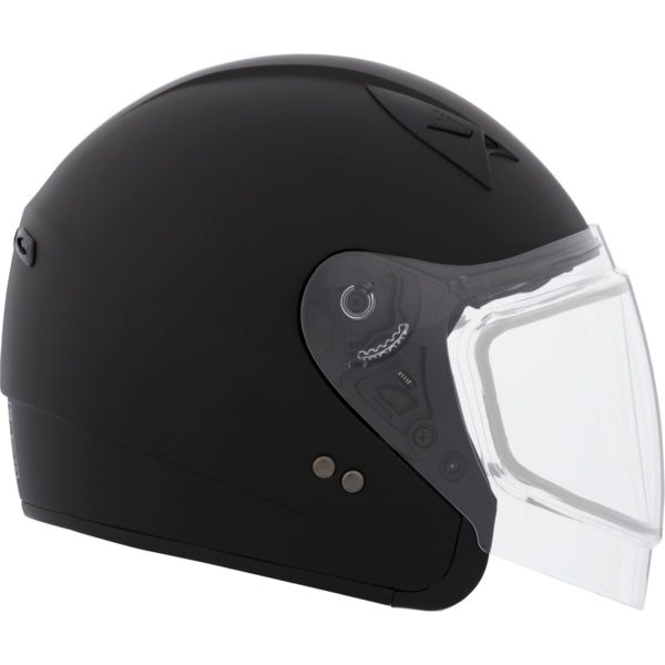 CKX Casque Ouvert VG977, hiver Solid Noir mat - RecreaShop