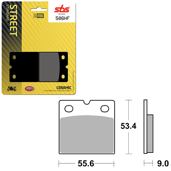 SBS ATV/UTV CERAMIC BRAKE PAD (6190506100)
