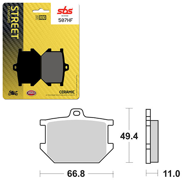 SBS ATV/UTV CERAMIC BRAKE PAD (6190507100)