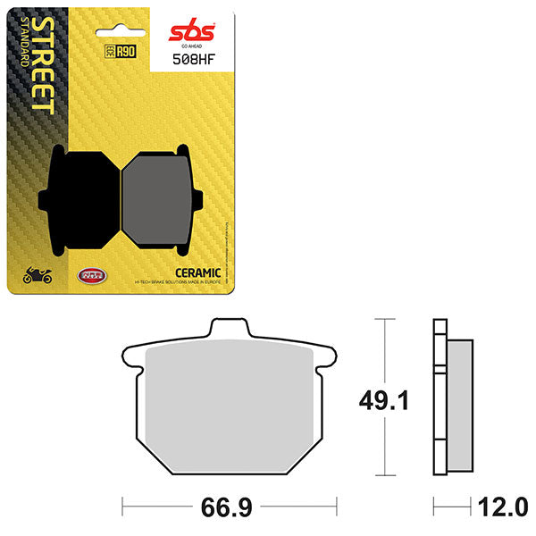 SBS ATV/UTV CERAMIC BRAKE PAD (6190508100)