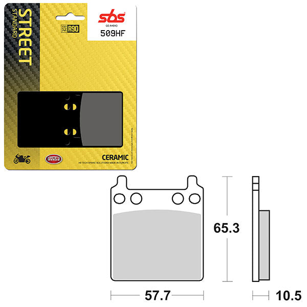 SBS ATV/UTV CERAMIC BRAKE PAD (6190509100)