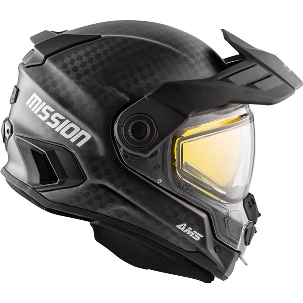 CKX Casque intégral ouvert Mission - Carbone Solid Carbone - RecreaShop