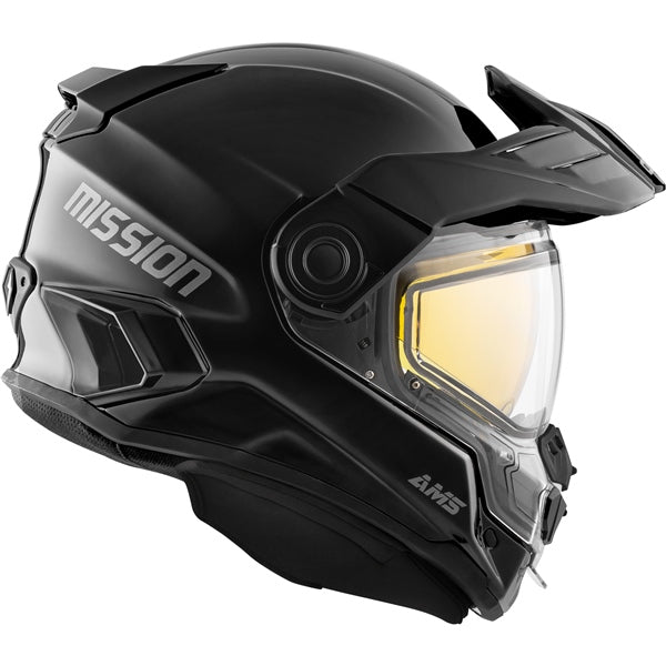 CKX Casque intégral ouvert Mission Solid Noir - RecreaShop