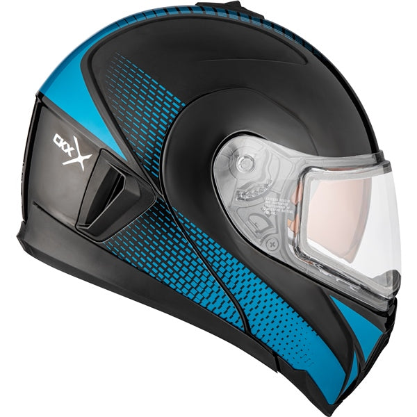 CKX Casque Modulaire Cyber Bleu brillant - RecreaShop