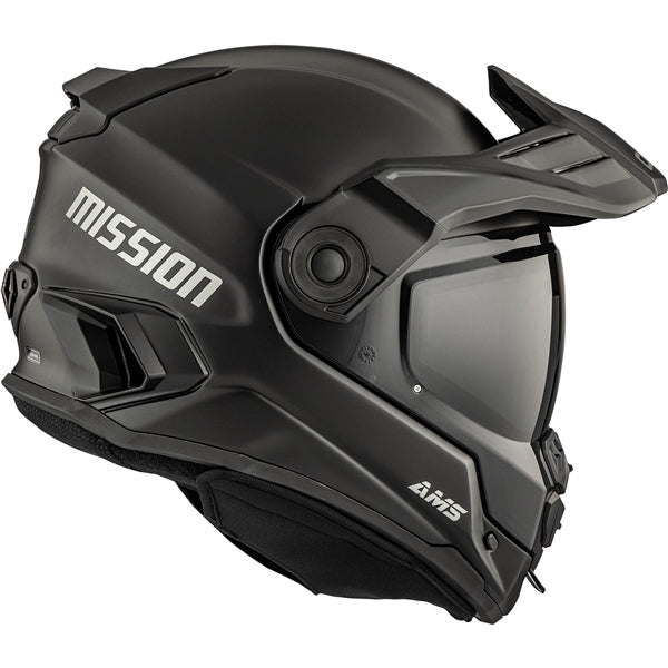 CKX Casque intégral ouvert Mission Fumé Noir mat - RecreaShop