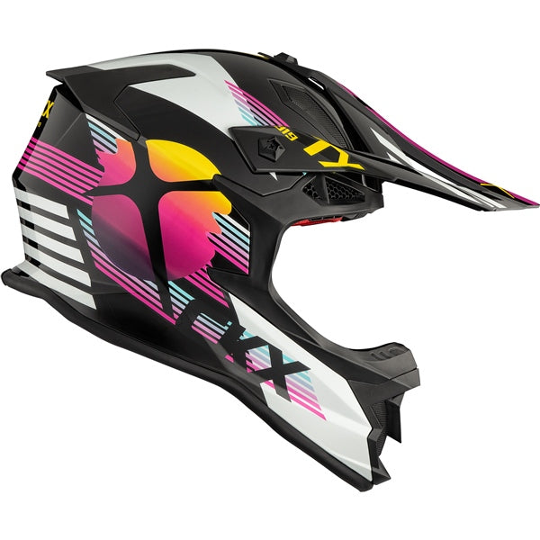 CKX Casque Hors-Route TX319 Galactic - Sans lunette Blanc, Noir brillant - RecreaShop