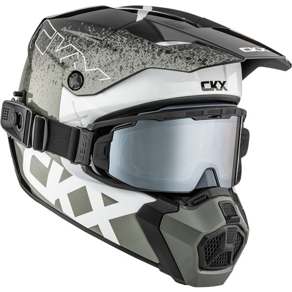 CKX Casque Titan AMS Vaneer - Lunette Apex incluse Gris lustré - RecreaShop