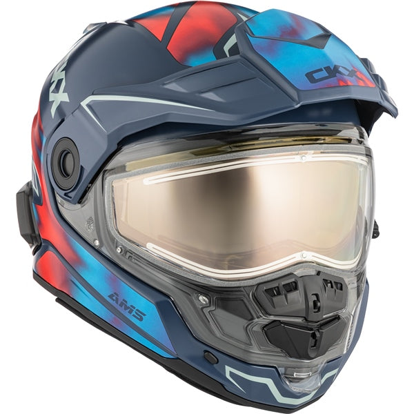 CKX Casque intégral ouvert Mission Tanium Bleu, Rouge - RecreaShop