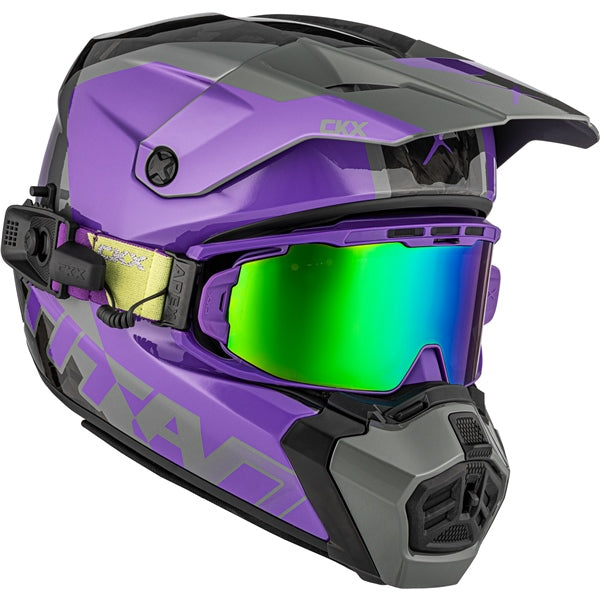 CKX Casque Titan AMS Carbone - Édition limitée Nunavut - Lunette Apex incluse Mauve - RecreaShop