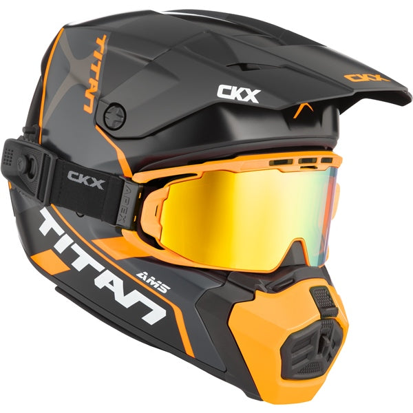 CKX Casque Titan AMS Conrod - Lunette Apex incluse Orange - RecreaShop