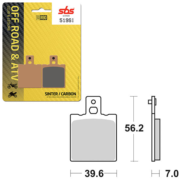 SBS ATV/UTV SINTER BRAKE PAD (6240519100)