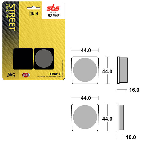 SBS ATV/UTV CERAMIC BRAKE PAD (6190522100)