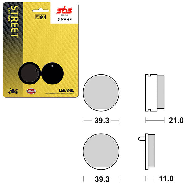 SBS ATV/UTV CERAMIC BRAKE PAD (6190529100)