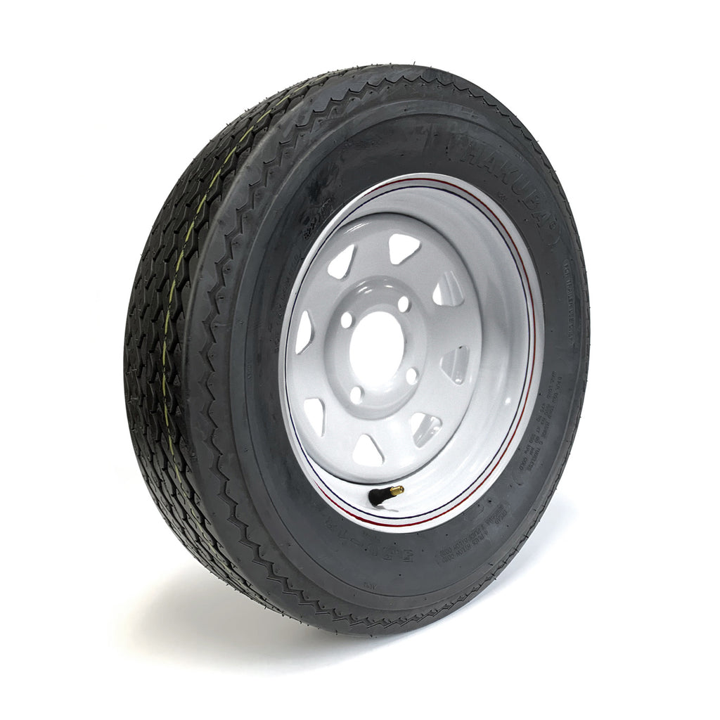 Pneu 530-12 6 plis LRC 1050 lbs Hakuba et jante 12" 4 trous rally - RecreaShop