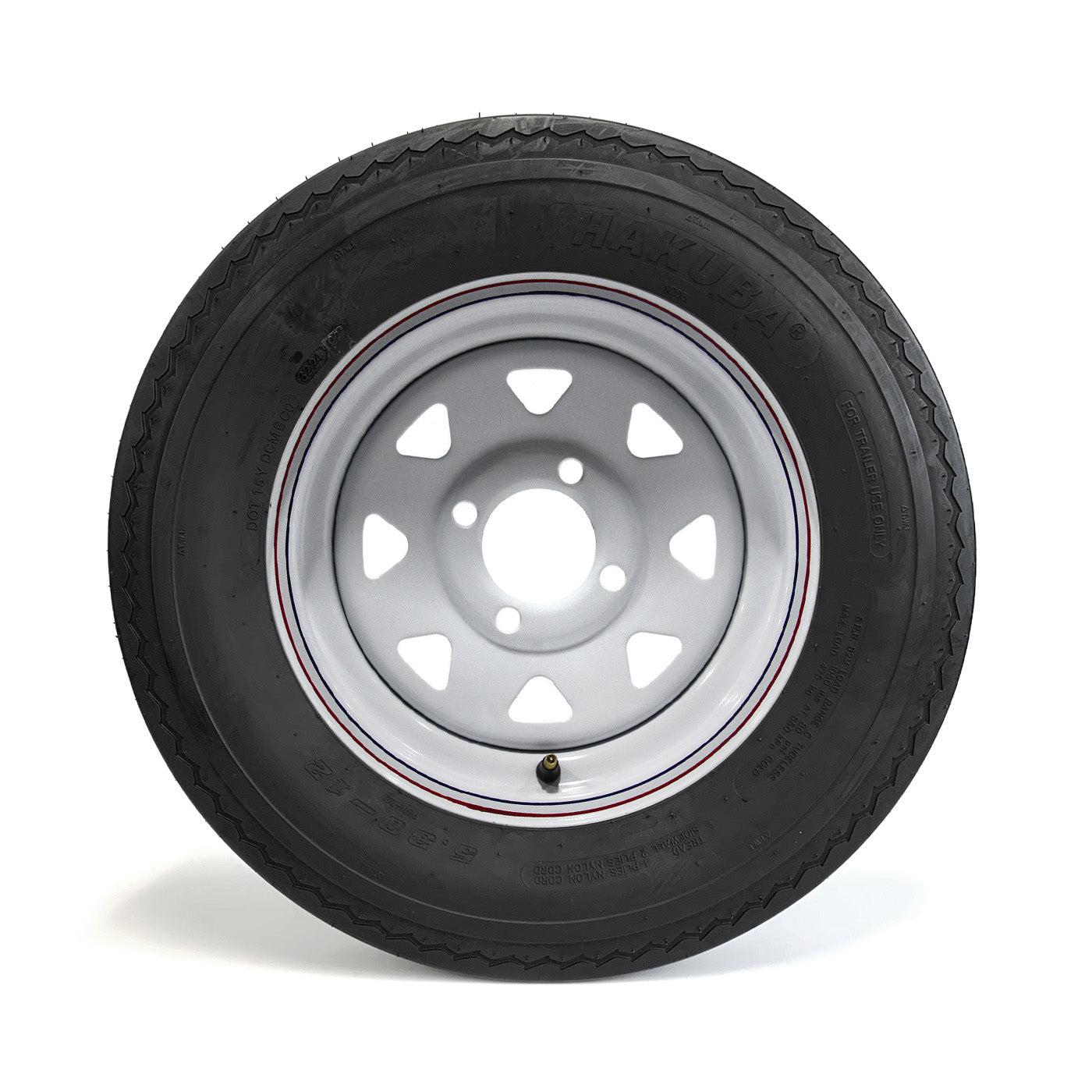 Pneu 530-12 6 plis LRC 1050 lbs Hakuba et jante 12" 4 trous rally - RecreaShop