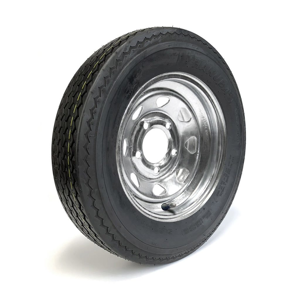 Pneu 530-12 6 plis LRC 1050 lbs Hakuba et jante 12" 5 trous galvanisée - RecreaShop