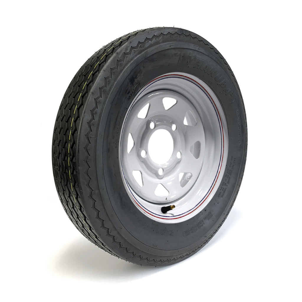 Pneu 530-12 6 plis LRC 1050 lbs Hakuba et jante 12" 5 trous rally - RecreaShop