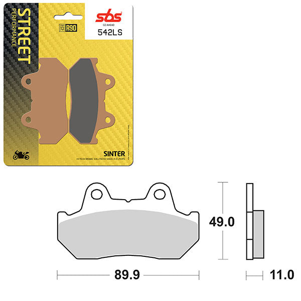 SBS PERFORMANCE LS SINTER BRAKE PAD (6260542100)