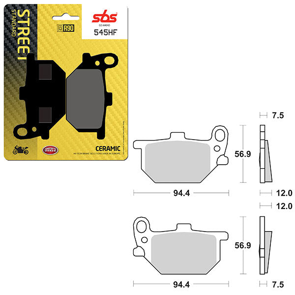 SBS ATV/UTV CERAMIC BRAKE PAD (6190545100)