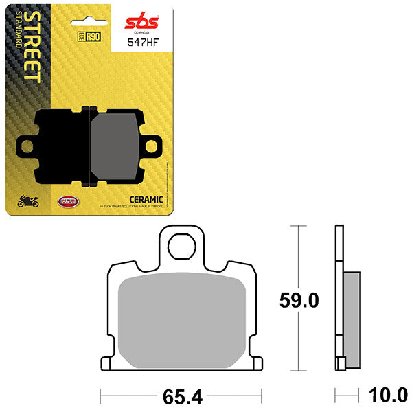 SBS ATV/UTV CERAMIC BRAKE PAD (6190547100)