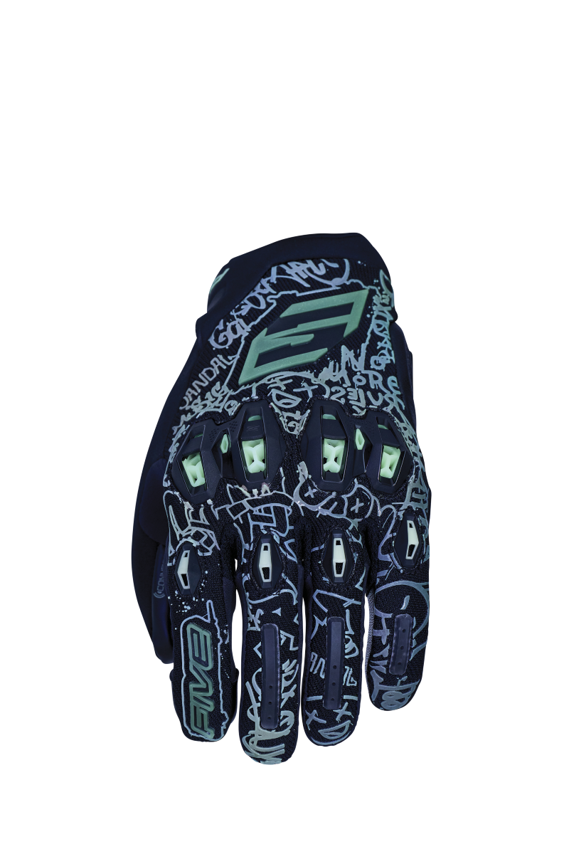 FIVE GLOVES Stunt EVO 2 Gants Lueur de graffiti