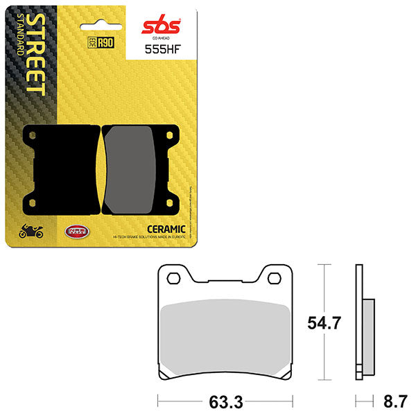 SBS ATV/UTV CERAMIC BRAKE PAD (6190555100)