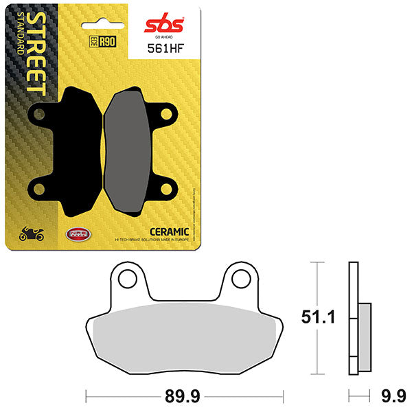 SBS ATV/UTV CERAMIC BRAKE PAD (6190561100)