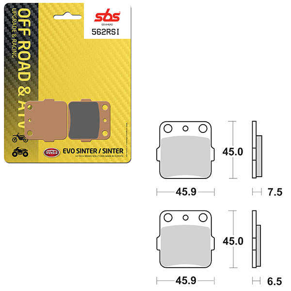 SBS EVO SINTER BRAKE PAD (6280562100)