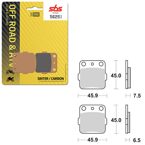 SBS ATV/UTV SINTER BRAKE PAD (6240562100)