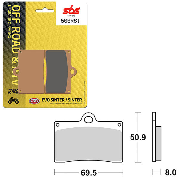 SBS EVO SINTER BRAKE PAD (6280566100)