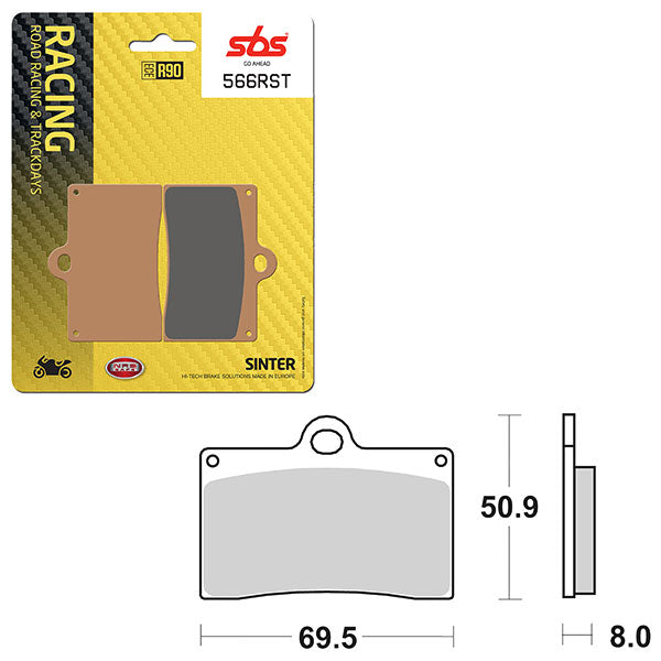 SBS ROAD RACING & TRACKDAYS SINTER BRAKE PAD (6470566100)