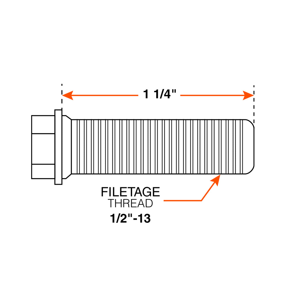 Boulon pour tambour 1/2"-13 x 1 1/4" 10K-16K AL-KO - RecreaShop