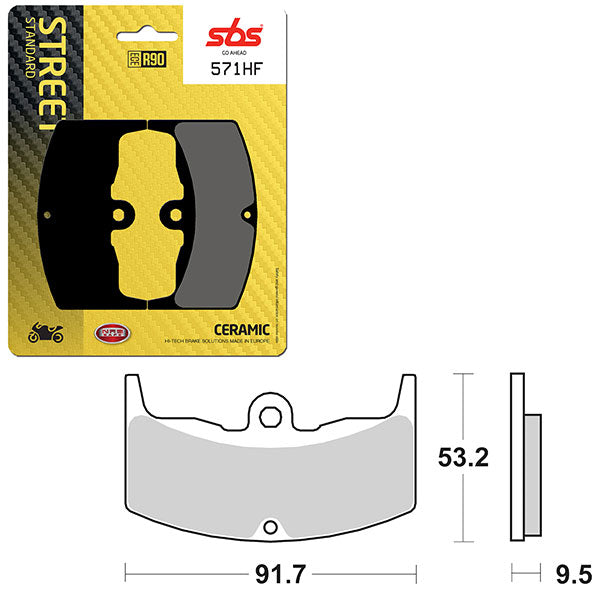 SBS ATV/UTV CERAMIC BRAKE PAD (6190571100)