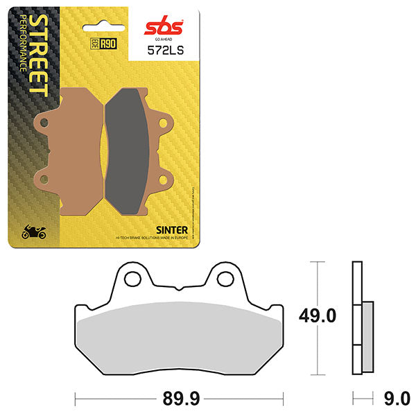 SBS PERFORMANCE LS SINTER BRAKE PAD (6260572100)