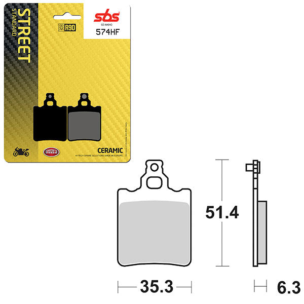 SBS ATV/UTV CERAMIC BRAKE PAD (6190574100)